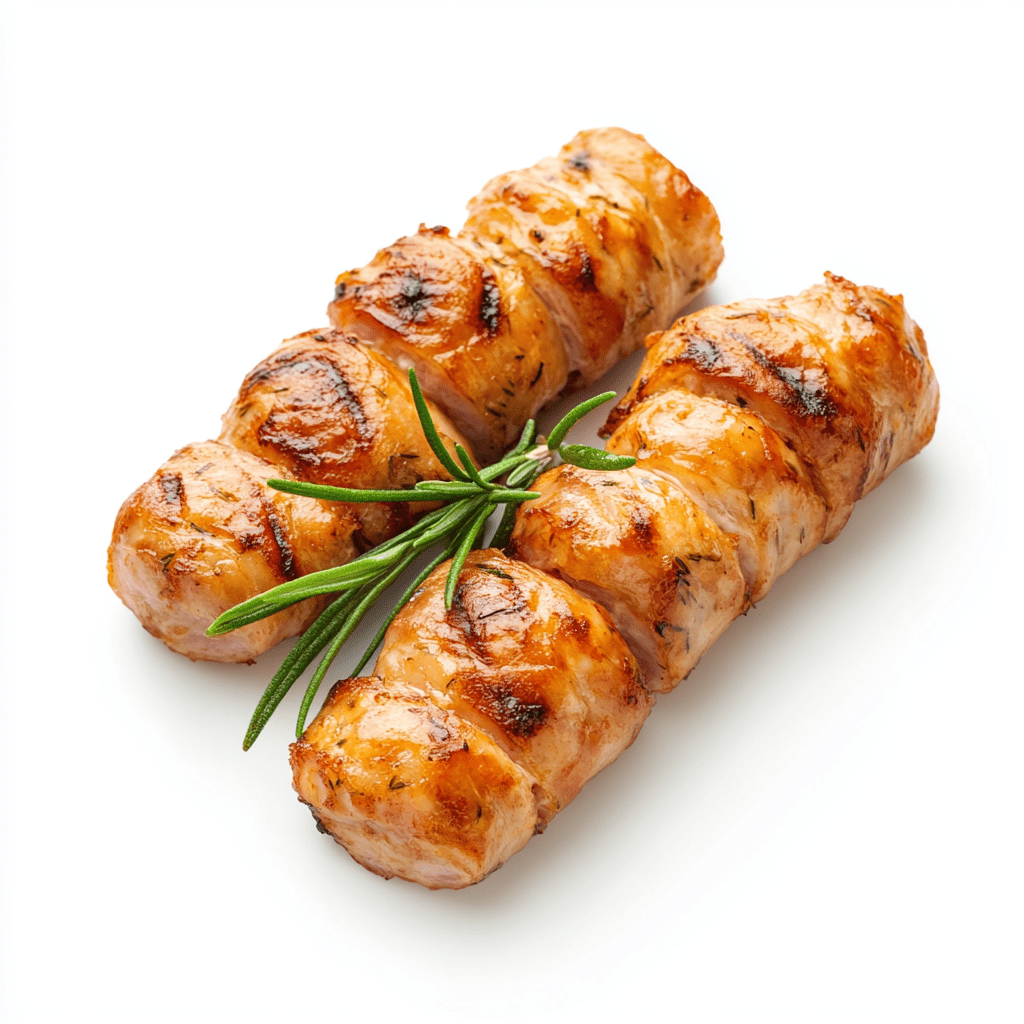 Classic cultivated pork sausages with authentic taste