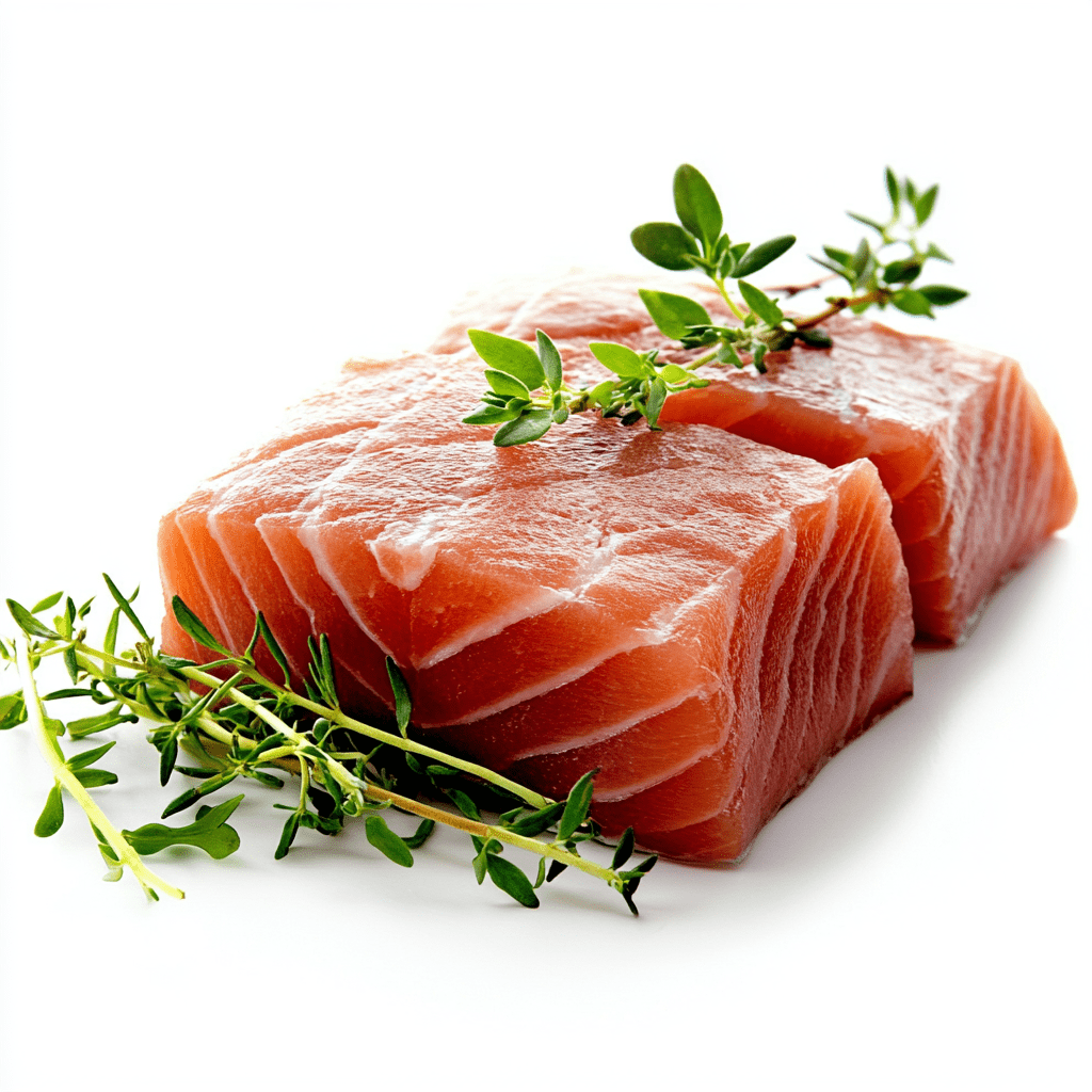 Premium cultivated tuna steaks with bold flavor